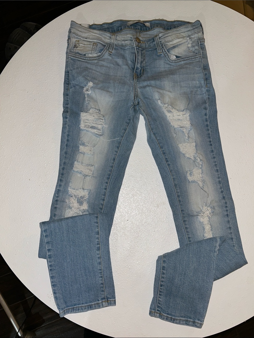 KanCan Light Blue Ripped Skinny Jeans